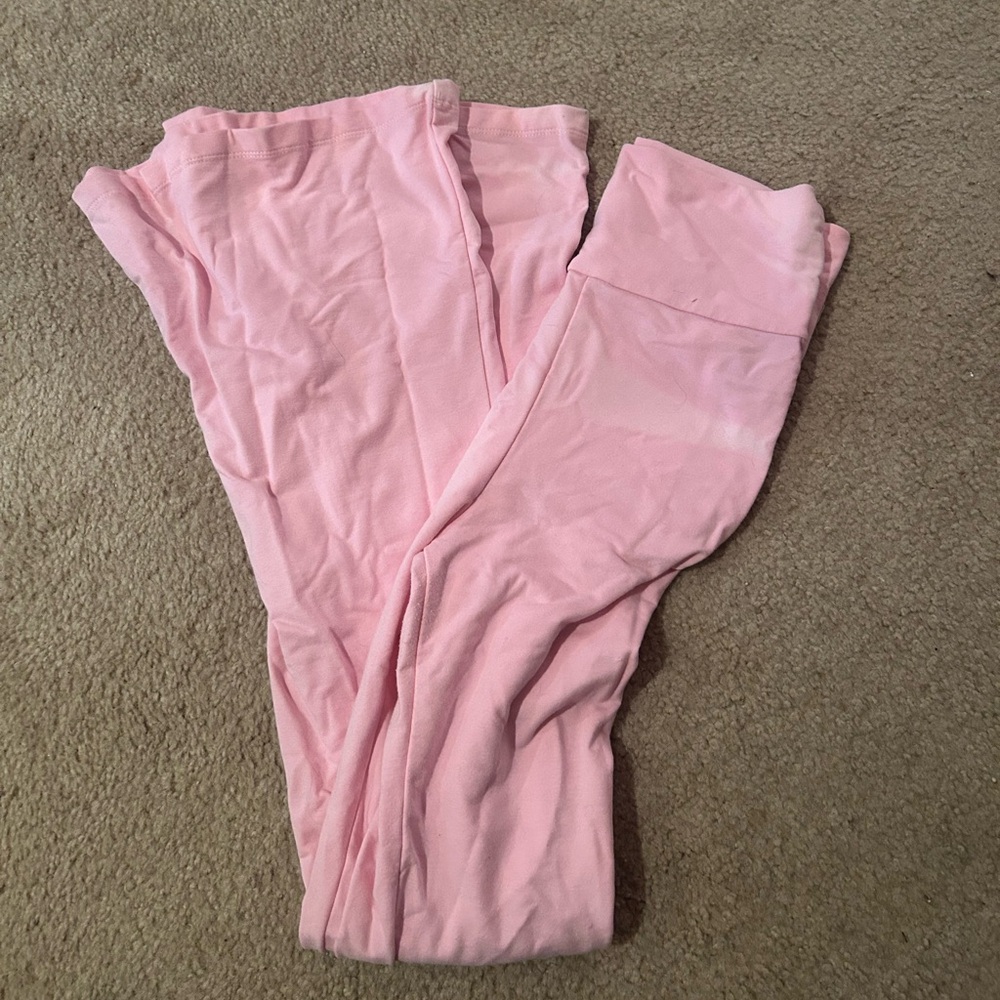 Pink Flare Leggings